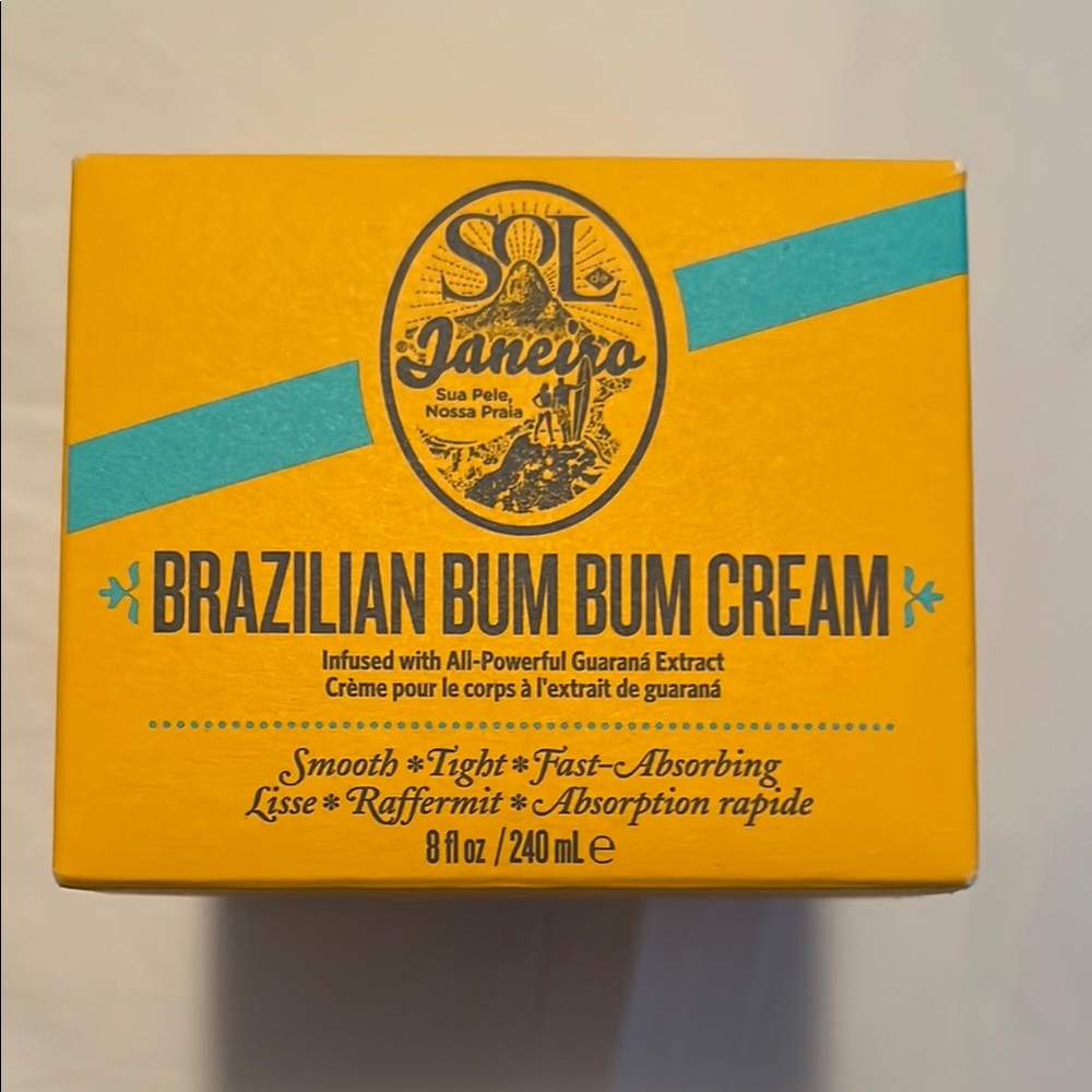 $10 LESS - Sol de Janeiro Brazilian Bum Bum Cream NIB 8 fl oz/240 ml